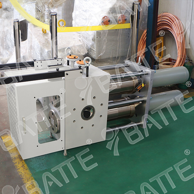 double column hydraulic screen changer